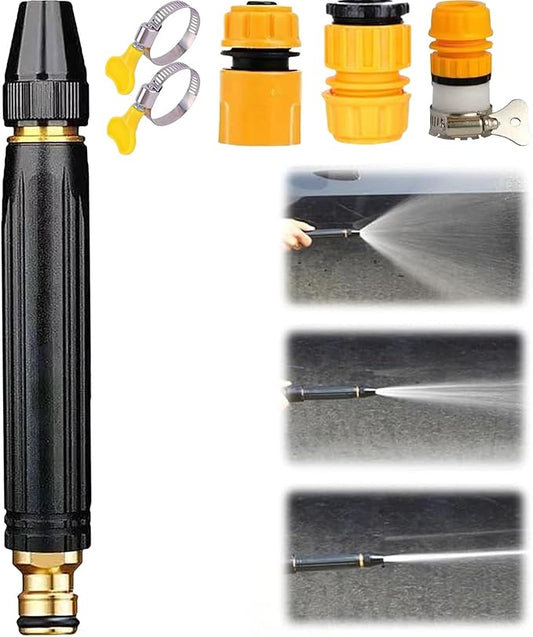 360° Metal Spray Gun Nozzle for Car Wash & Gardening – High Pressure Water Sprayer